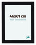 Como MDF Bilderrahmen 46x61cm Schwarz Hochglanz Vorne Vorne | Yourdecoration.de