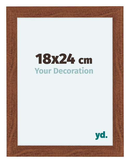 Como MDF Bilderrahmen 48x64cm Nussbaum Vorne Messe | Yourdecoration.de