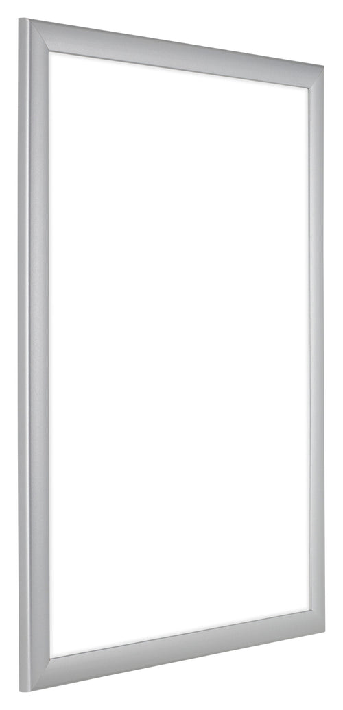 Como MDF Bilderrahmen 48x68cm Silber Matt Vorne Schrag | Yourdecoration.de