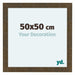 Como MDF Bilderrahmen 50x50cm Gold Antik Vorne Messe | Yourdecoration.de