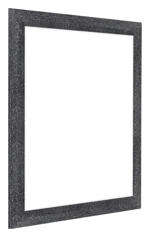 Como MDF Bilderrahmen 50x50cm Grau Gewischt Vorne Schrag | Yourdecoration.de