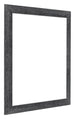 Como MDF Bilderrahmen 50x50cm Grau Gewischt Vorne Schrag | Yourdecoration.de