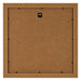 Como MDF Bilderrahmen 50x50cm Nussbaum Hell Ruckseite | Yourdecoration.de