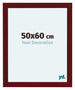 Como MDF Bilderrahmen 50x60cm Weinrot Gewischt Vorne Messe | Yourdecoration.de