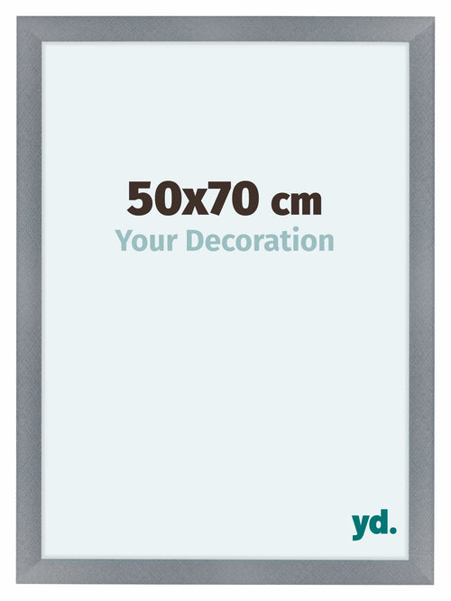 Como MDF Bilderrahmen 50x70cm Aluminium Geburstet Vorne Messe | Yourdecoration.de