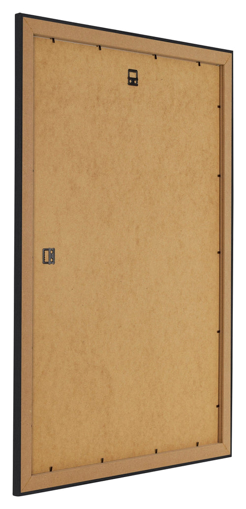 Como MDF Bilderrahmen 50x70cm Schwarz Gemasert Ruckseite Schrag | Yourdecoration.de