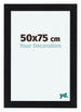 Como MDF Bilderrahmen 50x75cm Schwarz Matt Vorne Vorne | Yourdecoration.de
