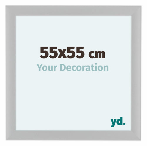Como MDF Bilderrahmen 55x55cm Weiss Matt Vorne Messe | Yourdecoration.de