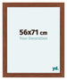 Como MDF Bilderrahmen 56x71cm Nussbaum Vorne Messe | Yourdecoration.de