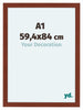 Como MDF Bilderrahmen 59 4x84cm A1 Kirschbaum Vorne Messe | Yourdecoration.de