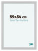 Como MDF Bilderrahmen 59x84cm Weiss Matt Vorne Messe | Yourdecoration.de