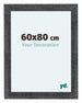 Como MDF Bilderrahmen 60x80cm Grau Gewischt Vorne Messe | Yourdecoration.de