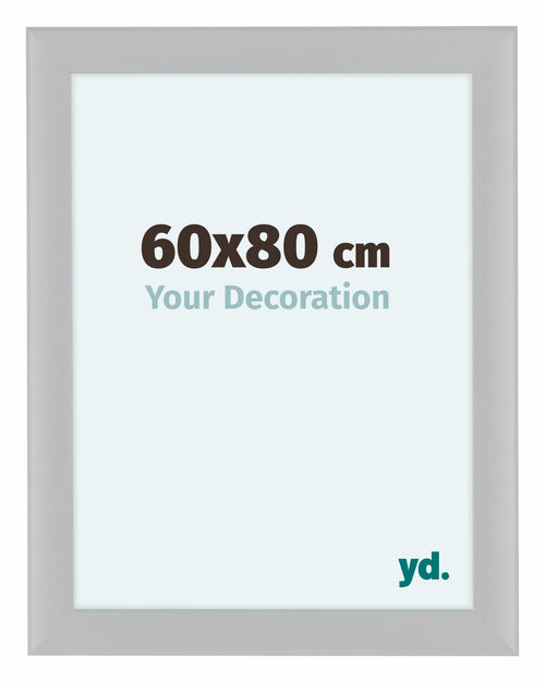 Como MDF Bilderrahmen 60x80cm Weiss Hochglanz Vorne Messe | Yourdecoration.de