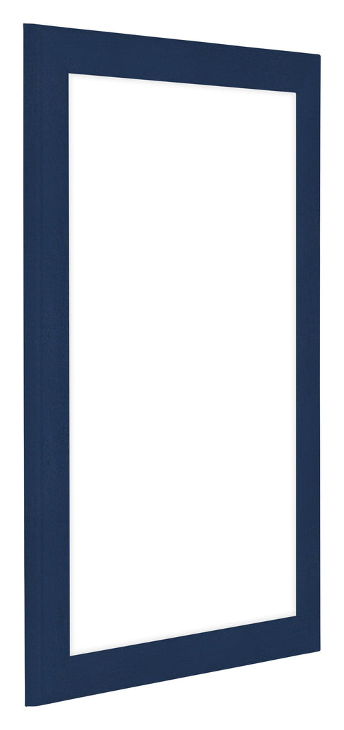 Como MDF Bilderrahmen 60x85cm Dunkelblau Gewischt Vorne Schrag | Yourdecoration.de