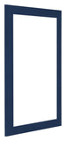 Como MDF Bilderrahmen 60x85cm Dunkelblau Gewischt Vorne Schrag | Yourdecoration.de