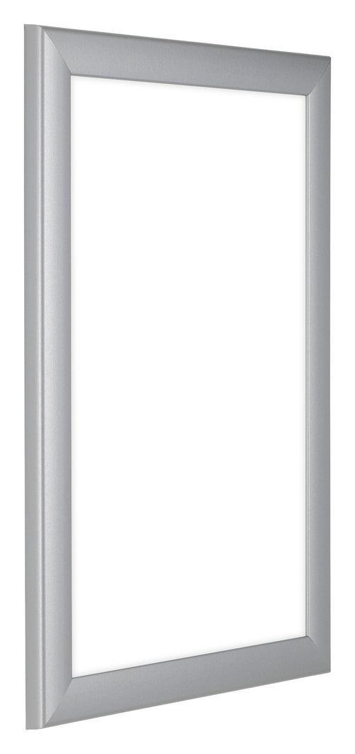 Como MDF Bilderrahmen 60x85cm Silber Matt Vorne Schrag | Yourdecoration.de