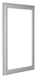 Como MDF Bilderrahmen 60x85cm Silber Matt Vorne Schrag | Yourdecoration.de