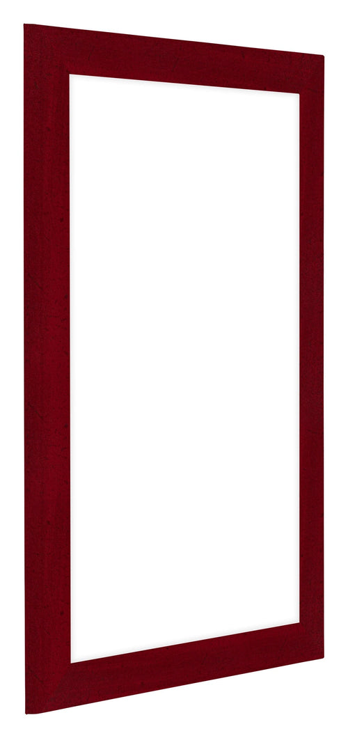 Como MDF Bilderrahmen 60x85cm Weinrot Gewischt Vorne Schrag | Yourdecoration.de