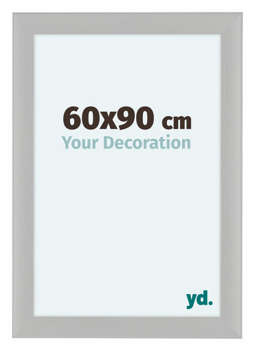 Como MDF Bilderrahmen 60x90cm Weiss Gemasert Vorne Messe | Yourdecoration.de
