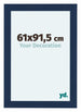 Como MDF Bilderrahmen 61x91 5cm Dunkelblau Gewischt Vorne Messe | Yourdecoration.de