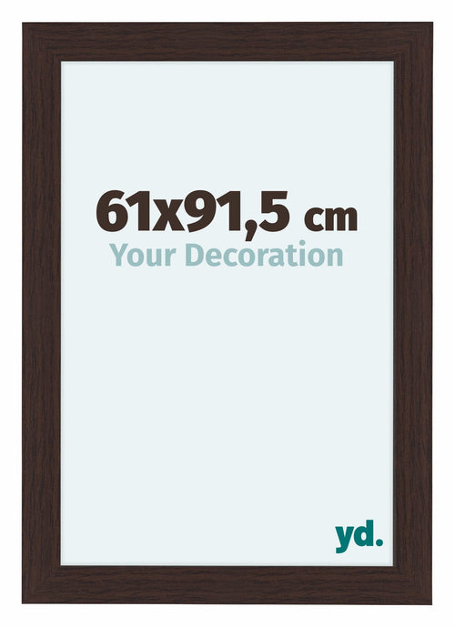Como MDF Bilderrahmen 61x91 5cm Eiche Dunkel Vorne Messe | Yourdecoration.de