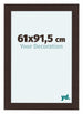 Como MDF Bilderrahmen 61x91 5cm Eiche Dunkel Vorne Messe | Yourdecoration.de