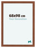 Como MDF Bilderrahmen 68x98cm Nussbaum Vorne Messe | Yourdecoration.de