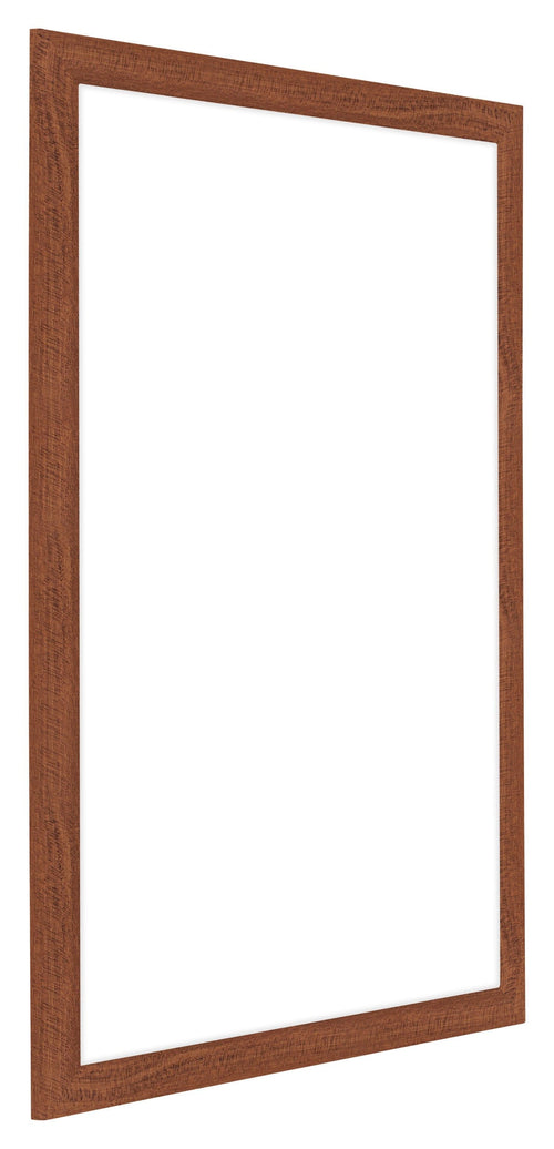 Como MDF Bilderrahmen 68x98cm Nussbaum Vorne Schrag | Yourdecoration.de