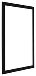 Como MDF Bilderrahmen 68x98cm Schwarz Hochglanz Vorne Schrag | Yourdecoration.de