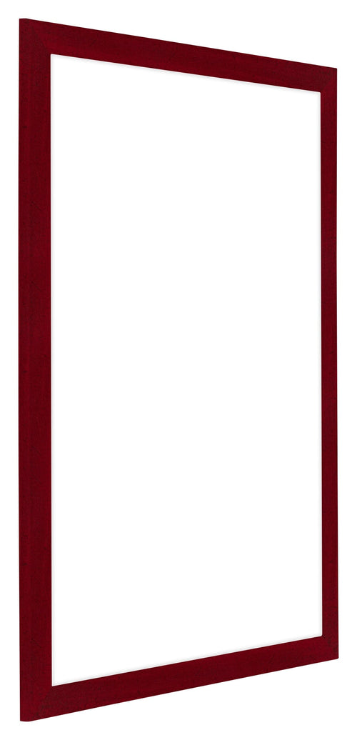Como MDF Bilderrahmen 68x98cm Weinrot Gewischt Vorne Schrag | Yourdecoration.de