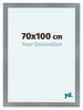 Como MDF Bilderrahmen 70x100cm Aluminium Geburstet Vorne Messe | Yourdecoration.de