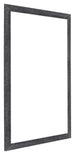 Como MDF Bilderrahmen 70x100cm Grau Gewischt Vorne Schrag | Yourdecoration.de