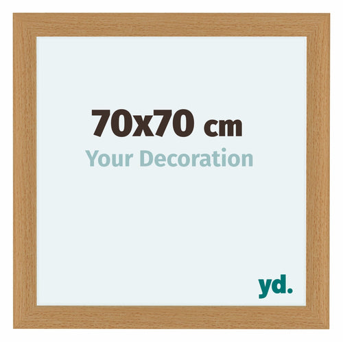 Como MDF Bilderrahmen 70x70cm Buche Vorne Messe | Yourdecoration.de