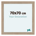 Como MDF Bilderrahmen 70x70cm Eiche Hell Vorne Messe | Yourdecoration.de