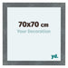 Como MDF Bilderrahmen 70x70cm Eisen Gewischt Vorne Messe | Yourdecoration.de