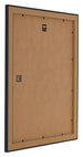 Como MDF Bilderrahmen 70x90cm Schwarz Gemasert Ruckseite Schrag | Yourdecoration.de
