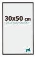 Evry Kunststoff Bilderrahmen 30x50cm Antrazit Vorne Messe | Yourdecoration.de