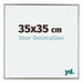 Evry Kunststoff Bilderrahmen 35x35cm Champagner Vorne Messe | Yourdecoration.de