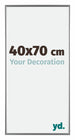 Evry Kunststoff Bilderrahmen 40x70cm Silber Vorne Messe | Yourdecoration.de