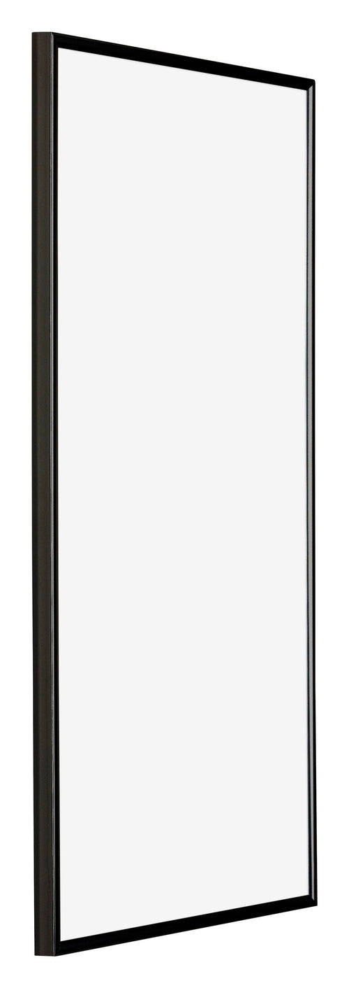 Evry Kunststoff Bilderrahmen 40x80cm Schwarz Hochglanz Vorne Schrag | Yourdecoration.de