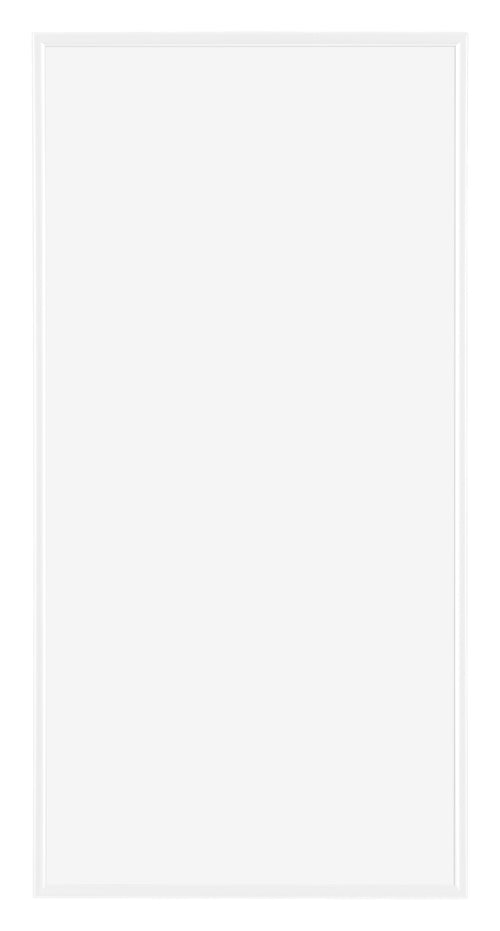 Evry Kunststoff Bilderrahmen 40x80cm Weiss Hochglanz Vorne | Yourdecoration.de