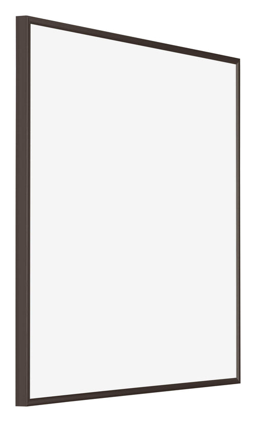 Evry Kunststoff Bilderrahmen 45x45cm Antrazit Vorne Schrag | Yourdecoration.de