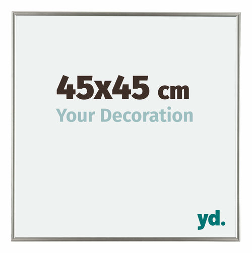 Evry Kunststoff Bilderrahmen 45x45cm Champagner Vorne Messe | Yourdecoration.de