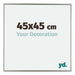 Evry Kunststoff Bilderrahmen 45x45cm Champagner Vorne Messe | Yourdecoration.de