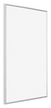 Evry Kunststoff Bilderrahmen 45x60cm Silber Vorne Schrag | Yourdecoration.de