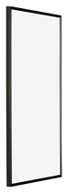 Evry Kunststoff Bilderrahmen 45x80cm Schwarz Hochglanz Vorne Schrag | Yourdecoration.de
