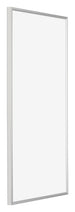 Evry Kunststoff Bilderrahmen 45x80cm Silber Vorne Schrag | Yourdecoration.de