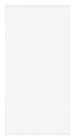 Evry Kunststoff Bilderrahmen 45x80cm Weiss Hochglanz Vorne | Yourdecoration.de