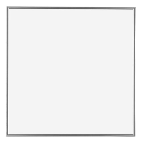 Evry Kunststoff Bilderrahmen 50x50cm Silber Vorne | Yourdecoration.de