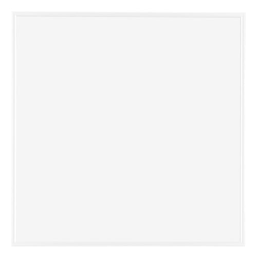 Evry Kunststoff Bilderrahmen 50x50cm Weiss Hochglanz Vorne | Yourdecoration.de
